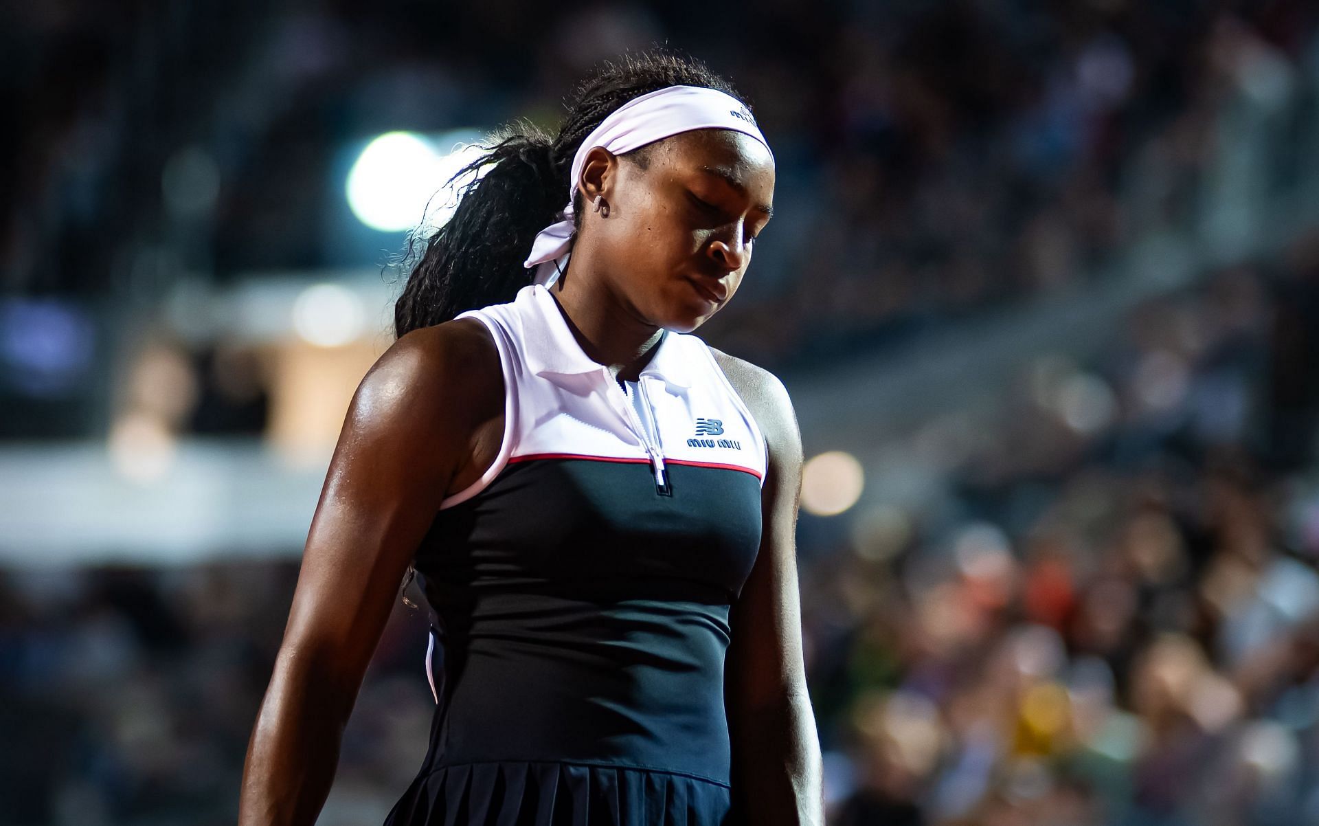 Coco Gauff pictured at the 2025 Italian Open | Image Source: Getty